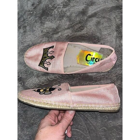 Sam Edelman Womens Size 6 Pink Sparkle Queen Bee Slip On Shoes - Picture 6 of 8